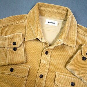 Taylor Stitch The Corduroy Connor Shirt Jacket Button Up Tan Mens 42 Workwear